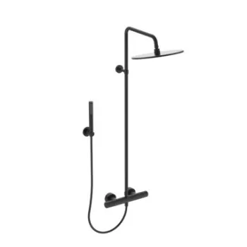 Dušas sistēma Ideal Standard Ceratherm T25, ar termostatu matēta melna Dušas sistēma Ideal Standard Ceratherm T25, ar termostatu matēta melna