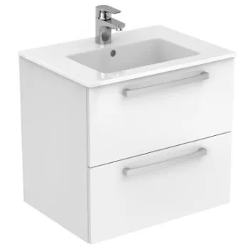 Vannas istabas izlietnes skapītis Ideal Standard Tempo, 600x440 mm, h=550 mm, 2A, (bez izlietnes)  spīdīgi balts Vannas istabas izlietnes skapītis Ideal Standard Tempo, 600x440 mm, h=550 mm, 2A, (bez izlietnes)  spīdīgi balts