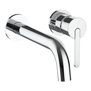 Vannas istabas izlietnes maisītājs Laufen Lua-E, no sienas, 2 maisītāja caurumi, iztece 205 mm, hroms