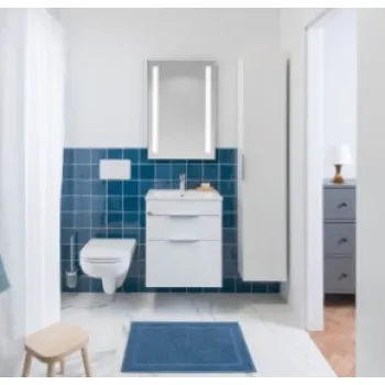 Vannas istabas skapītis ar izlietni Jika Deep, 530x418 mm, h=607 mm, 2D, balts