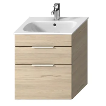 Vannas istabas skapītis ar izlietni Jika Deep, 630x418 mm, h=607 mm, 2D, ash