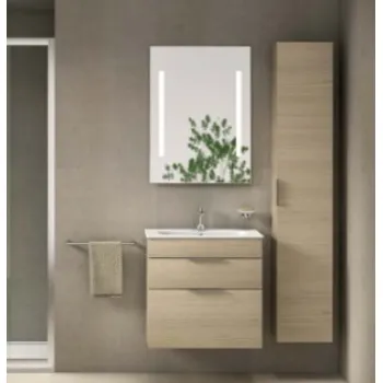 Vannas istabas skapītis ar izlietni Jika Deep, 630x418 mm, h=607 mm, 2D, ash