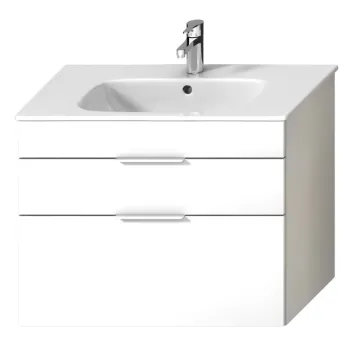 Vannas istabas skapītis ar izlietni Jika Deep, 780x418 mm, h=607 mm, 2D, balts