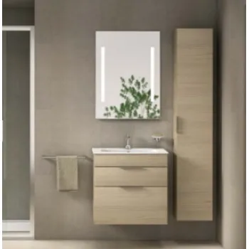 Vannas istabas skapītis ar izlietni Jika Deep, 780x418 mm, h=607 mm, 2D, ash