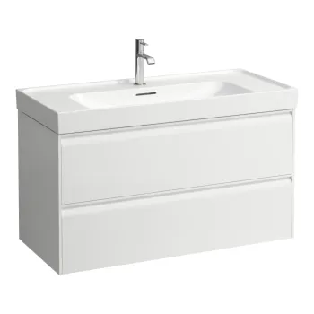 Vannnas istabas skapītis Laufen Meda, 985x450 mm, h=515 mm, 2A, (Bez izlietnes) matēts balts