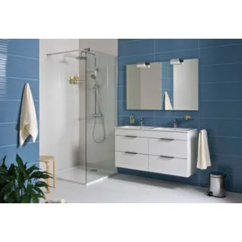 Vannas istabas skapītis ar izlietni Jika Cube, 1200x430 mm, h=607 mm, 4A, balts