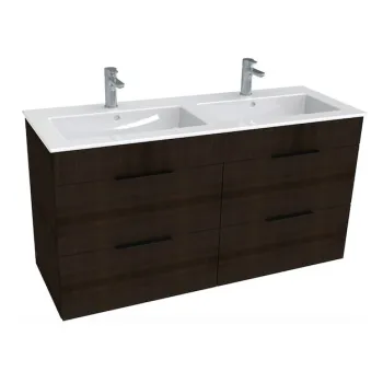 Vannas istabas skapītis ar izlietni Jika Cube, 1200x430 mm, h=607 mm, 4A, dark oak