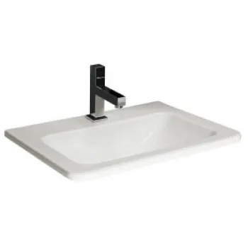 Vannas iztabas izlietne Jika Cubito, 550x410 mm, virsmā, balta