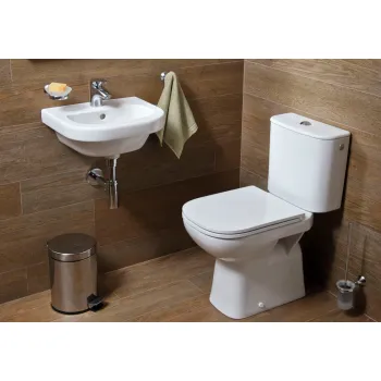 Tualetes pods Jika Deep, 360x650 mm, horizontāls izvads, pievads no apakšas, balts