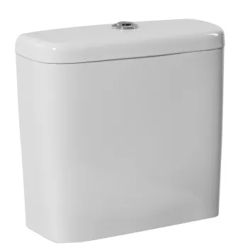 Skalojamā kaste podam Jika Tigo, pievads no apakšas, balta