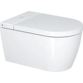 Piekaramais tualetes pods ar Bide Duravit SensoWash Starck -Elektroniskais, bezapvalka, SoftClose, DuraShield, Alpine white 650001012004310