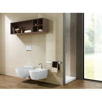 Piekaramais Tualetes pods Hatria FUSION PURE RIM, Balts Y1CC01