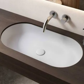 Vannas istabas izlietne Hatria Lavabo 12:15 S pabūvējamā, 57x38cm bez pārplūdes balta Y8AQ01