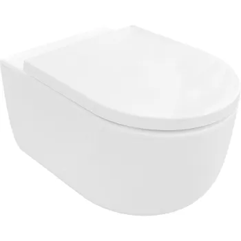 Piekaramais Tualetes pods Hatria Futura PURE VORTEX®  bez vāka, Balts 9BA01