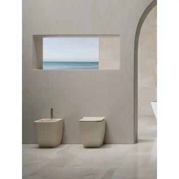 Tualetes pods Hatria TECNA PURE VORTEX® Rimfree (bez tvertnes un vāka) AVORIO Y9DH12