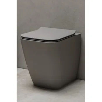 Tualetes pods Hatria TECNA PURE VORTEX® Rimfree (Bez vāka) CEMENTO Y9DH28