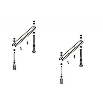 Vannas kājas Ideal Standard ar montāžas sliedēm B156467