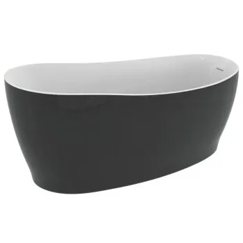 Brīvi stāvoša Vanna Ideal Standard Around, 180x85 cm, lietā akrila, matēti balta/melna K8715V2 Brīvi stāvoša Vanna Ideal Standard Around, 180x85 cm, lietā akrila, matēti balta/melna K8715V2