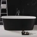 Brīvi stāvoša Vanna Ideal Standard Dea, 170x75 cm, lietā akrila, matēti balta/melna K8720V3