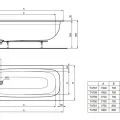Vanna Ideal Standard i.Life, 160x70 cm, akrila, balta T475801