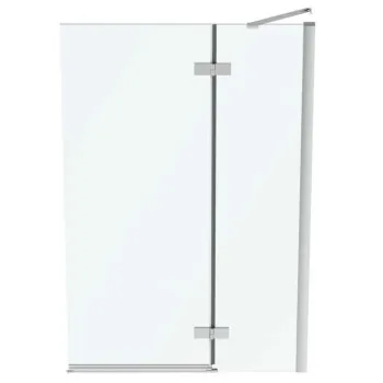 Vannas siena Ideal Standard i.Life, 100 cm, labā puse, divdaļīga, sudrabs/dzidrs stikls T4886EO