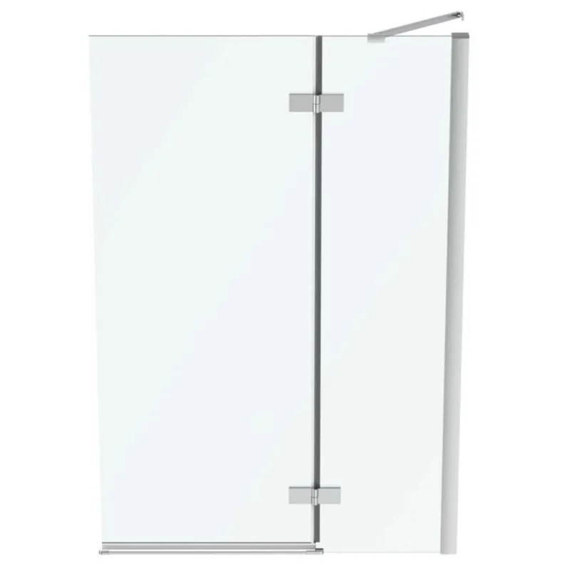 Vannas siena Ideal Standard i.Life, 100 cm, labā puse, divdaļīga, sudrabs/dzidrs stikls T4886EO
