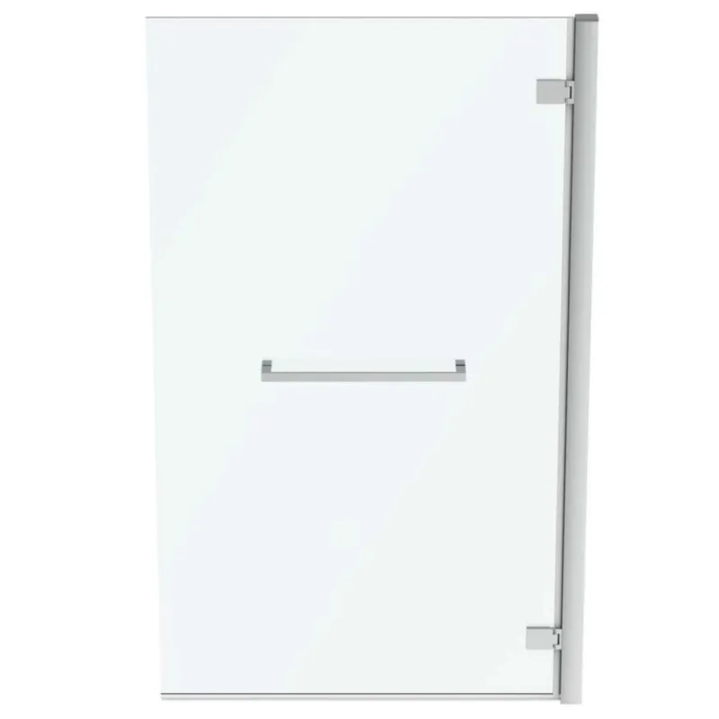 Vannas siena Ideal Standard i.Life, 90 cm, labā puse, ar dvieļu turētāju, sudrabs/dzidrs stikls T4888EO