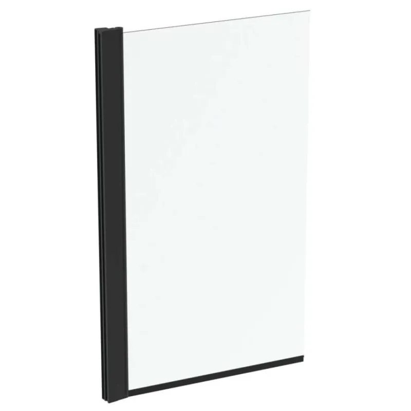 Vannas siena Ideal Standard Connect 2, 80x140 cm, melna/caurspīdīgs stikls T9923V3