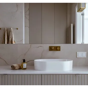 Vannas istabas izlietne Omnires OVO M+ 55 x 36cm balta