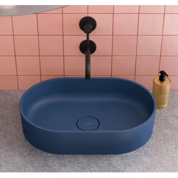 Vannas istabas izlietne Omnires OVO M+ 55 x 36cm midnight blue