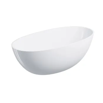 Vanna Omnires SHELL M+ Akmens masa 148 x 75 cm Balta Glancēta