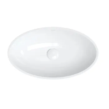 Vannas istabas izlietne Omnires SIENA M+ 60 x 35cm balta / pelēka