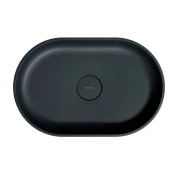 Vannas istabas izlietne Omnires OVO M+ 55 x 36cm melna