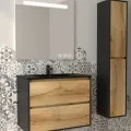 Vannas istabas skapītis OZE BIRDIE (bez izlietnes) 800mm Golden Oak