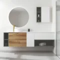 Vannas istabas skapītis OZE HARMONIE (bez izlietnes) 1200mm Balta matēta