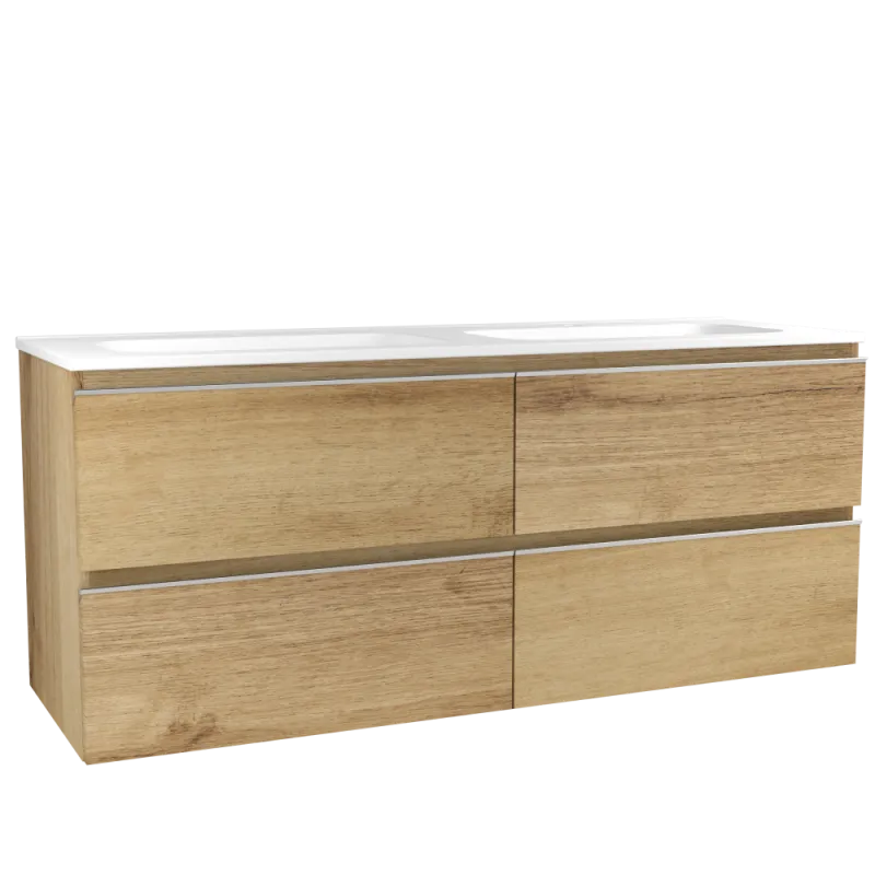 Vannas istabas skapītis OZE COME (bez izlietnes) 1200mm Golden Oak