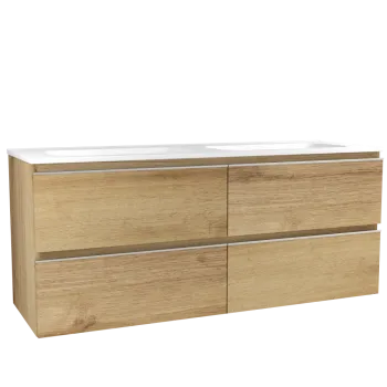 Vannas istabas skapītis OZE COME (bez izlietnes) 1400mm Golden Oak