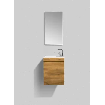 Vannas istabas skapītis OZE ar izlietni Deko 400mm Golden Oak