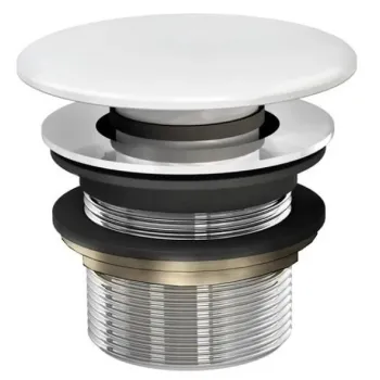 Izplūde PAA Permanent ar Silkstone® vāciņu baltu