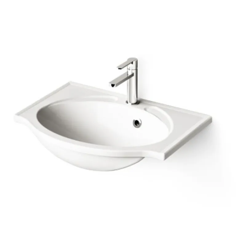 Izlietne PAA Delta Akmens masas 600x460mm, Balta