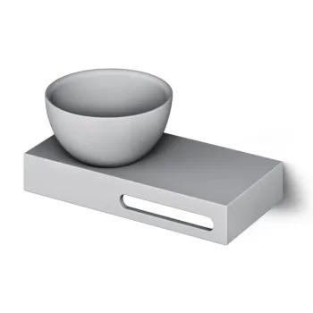 Izlietne PAA DO SilkStone ar plauktu 400x200mm Matte Grey Izlietne PAA DO SilkStone ar plauktu 400x200mm Matte Grey