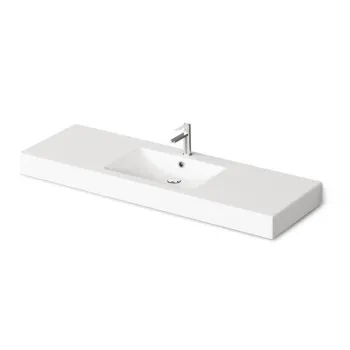 Izlietne PAA LONG STEP Akmens masas 1500x490mm, Balta Izlietne PAA LONG STEP Akmens masas 1500x490mm, Balta