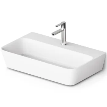 Izlietne PAA QUADRO Akmens masas 700x430mm balta Izlietne PAA QUADRO Akmens masas 700x430mm balta