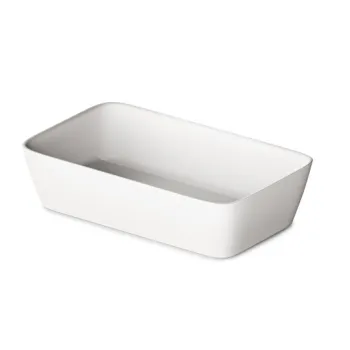 Izlietne PAA QUADRO ON SilkStone 555x335mm Balta Izlietne PAA QUADRO ON SilkStone 555x335mm Balta