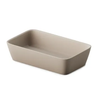 Izlietne PAA QUADRO ON SilkStone 555x335mm caffe latte Izlietne PAA QUADRO ON SilkStone 555x335mm caffe latte