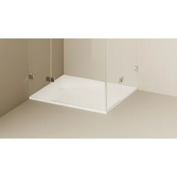 Dušas paliktnis Paa LETTERA Akmens masas 100x120cm, ,Balts Dušas paliktnis Paa LETTERA Akmens masas 100x120cm, ,Balts