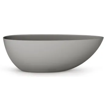 Vanna Paa Bella OVO SilkStone, 1700x800mm SilkStone matte grey Vanna Paa Bella OVO SilkStone, 1700x800mm SilkStone matte grey