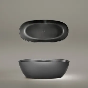 Vanna Paa Bella SilkStone, 1705x800mm grafita Vanna Paa Bella SilkStone, 1705x800mm grafita