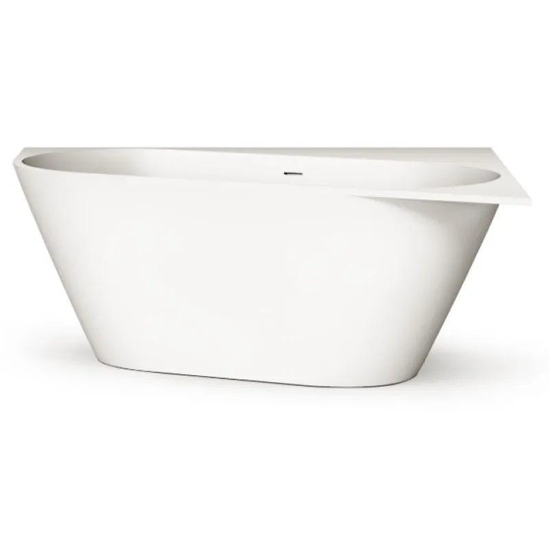 Vanna Paa DECO CORNER A SilkStone 1600x1270mm Balta