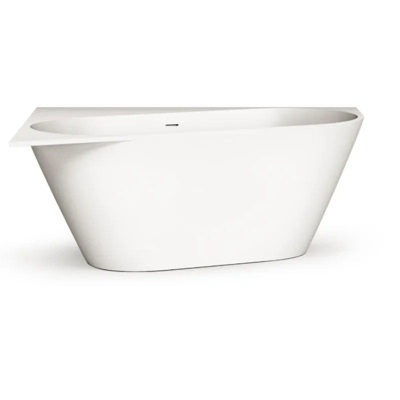 Vanna Paa DECO CORNER D SilkStone 1600x1270mm Balta